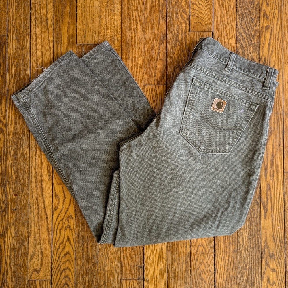 Vintage Carhartt Moss Green B72 M06 Canvas Pants